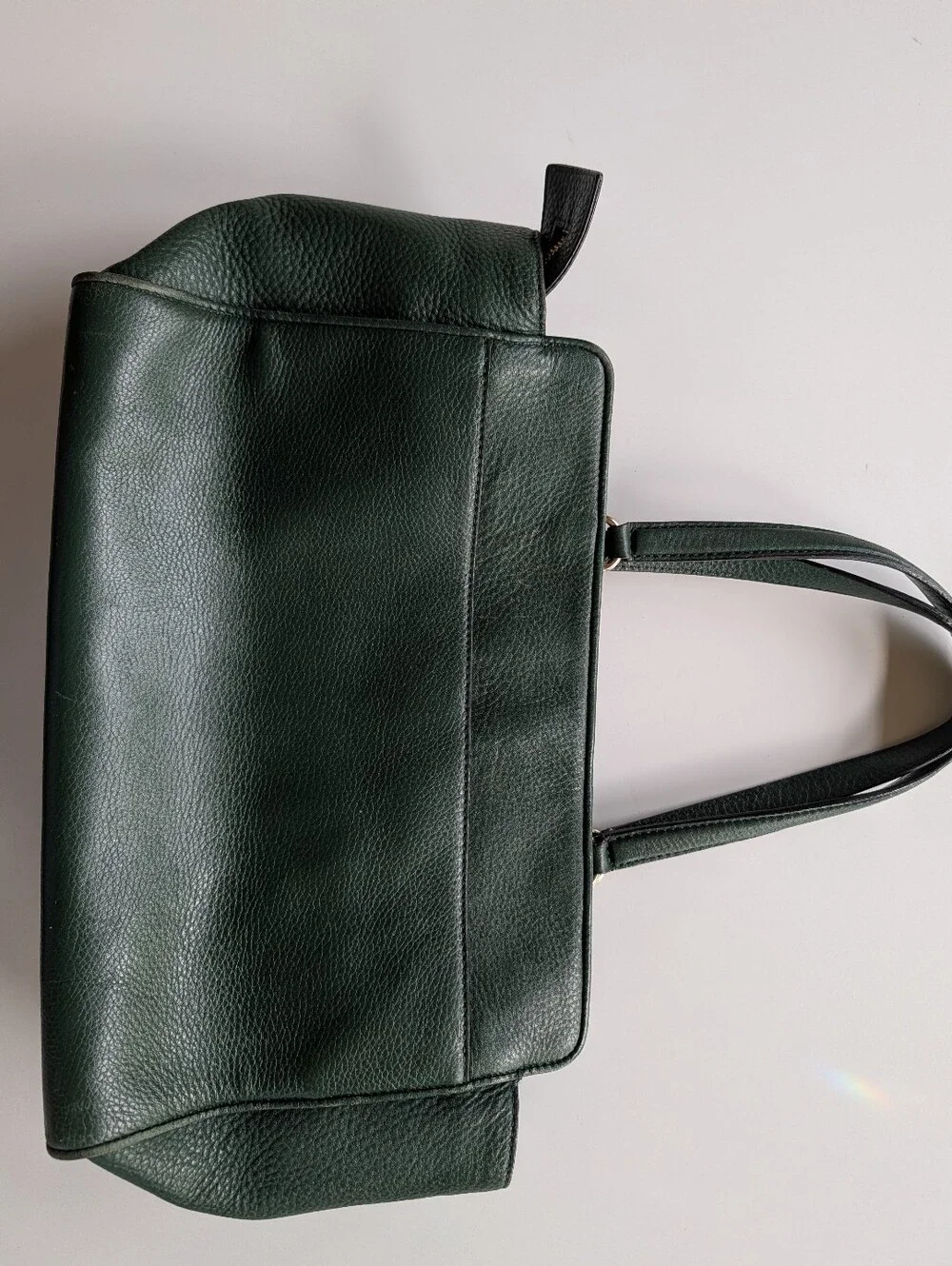 Kate Spade NY Chatham Lane Harlan Satchel 💚Leather Suede Bag Forest Green